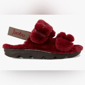 Jambu Burgundy Slippers NWT